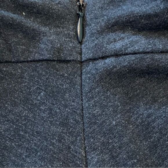 KATE KASEN Circle Skirt Midi Women’s Small Dark Gray Cotton Spandex Side Zipper. - Picture 6 of 13